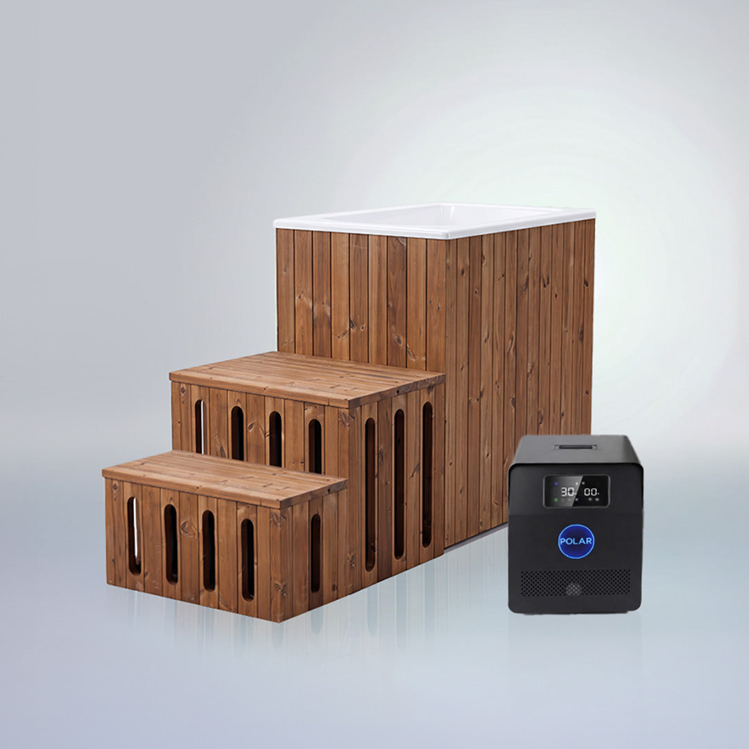 Polar Summit Ice Bath - Natural Wood