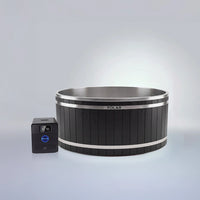 Polar Plunge Cedar Ice Bath (Black)