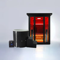 Polar Eclipse 3 Person Outdoor Infrared sauna