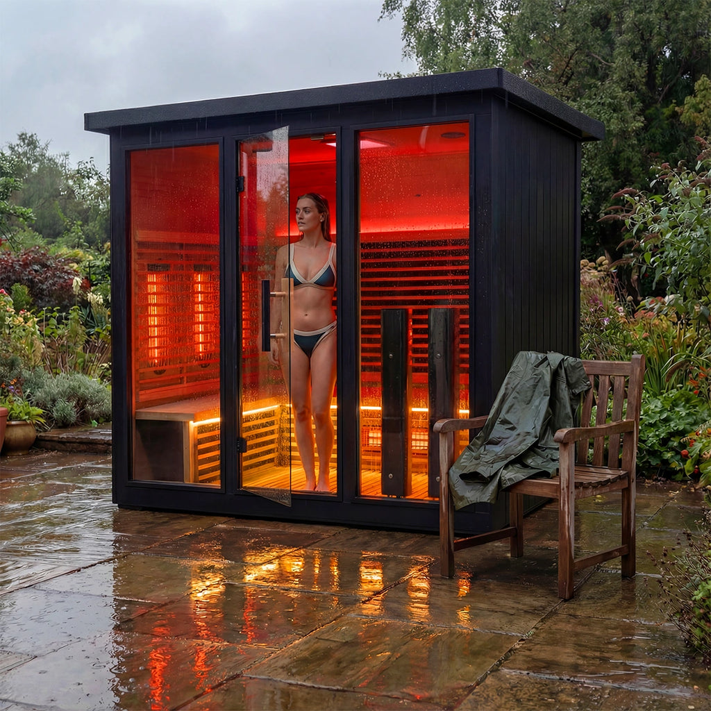 Polar Eclipse 5 Person Outdoor Infrared Sauna
