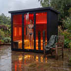Polar Eclipse 5 Person Outdoor Infrared Sauna