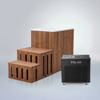 Polar Summit Ice Bath - Natural Wood