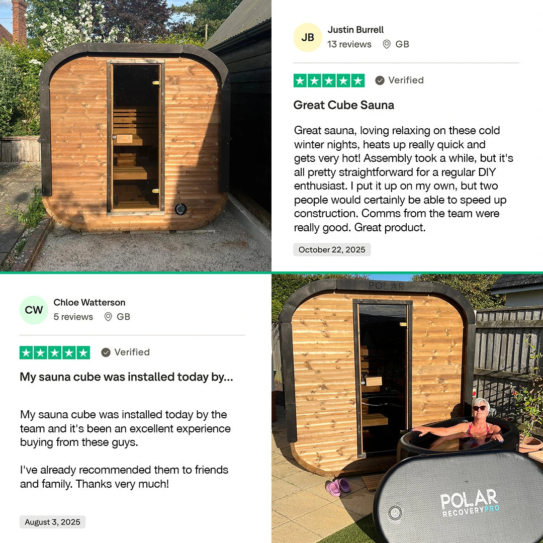 Polar Recovery Sauna Cube - 3-5 Person Outdoor Sauna