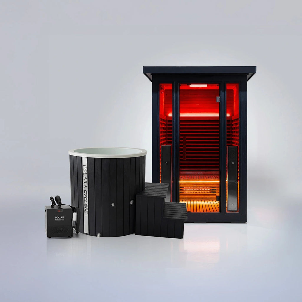 Polar Eclipse 2 Person Outdoor Infrared Sauna
