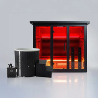 Polar Eclipse 5 Person Outdoor Infrared Sauna