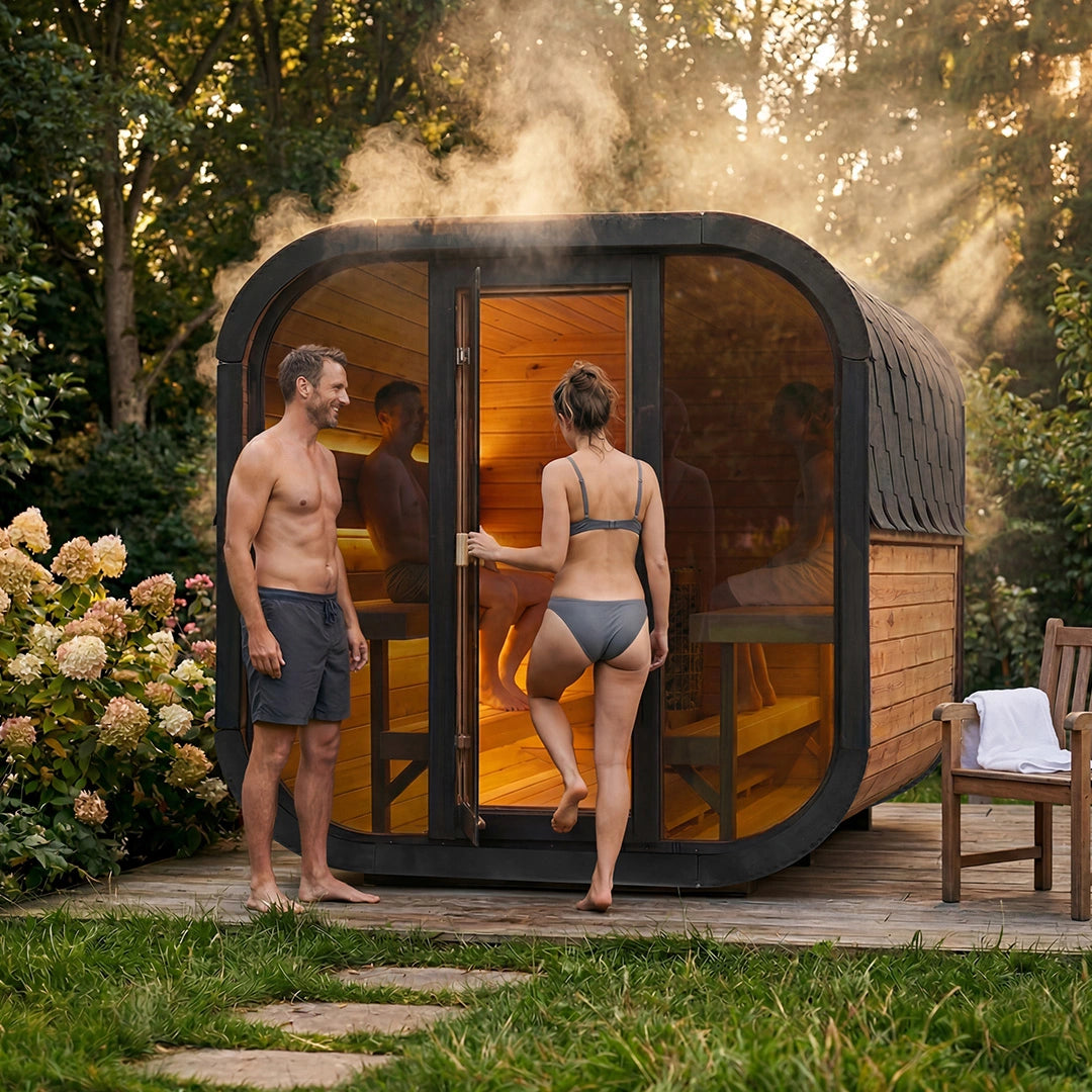 Polar Recovery Sauna Cube 6-8 Person Outdoor Sauna