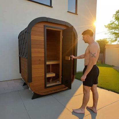 Sauna cube + Free Glass Front Upgrade