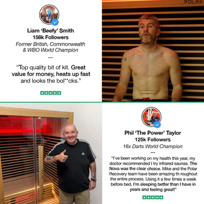 Polar Recovery Nova 2 Person Infrared Sauna