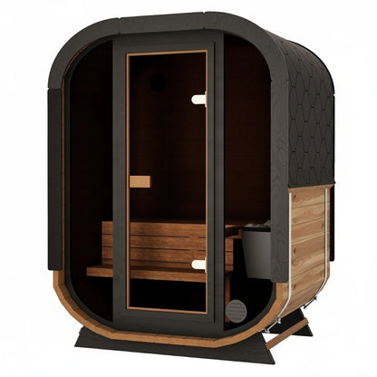 Sauna cube + Free Glass Front Upgrade